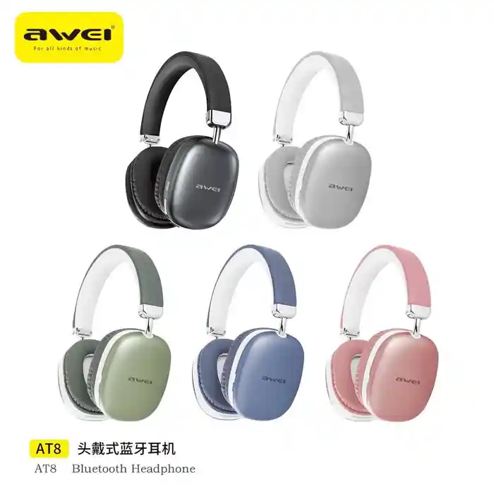 Awei AT8 Wireless Overhead Earphone